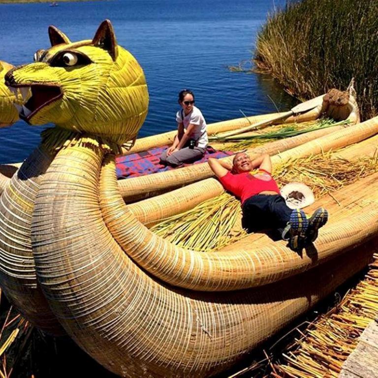 Uros Aruma-Uro On Uros Floating Islands 호텔 푸노 외부 사진